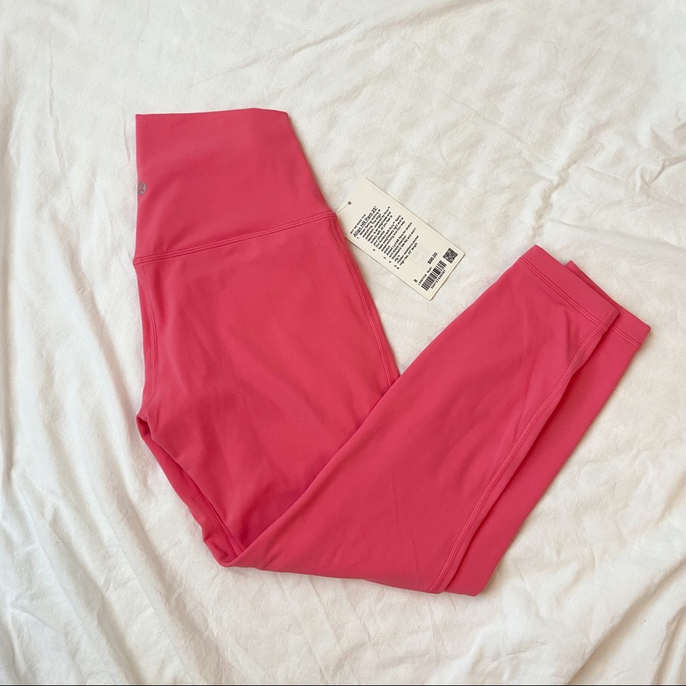 lululemon pink guava align leggings